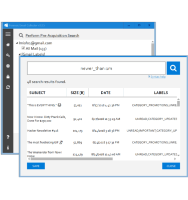 Forensic Email Collector