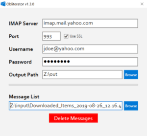Mailbox Sanitization with Obliterator