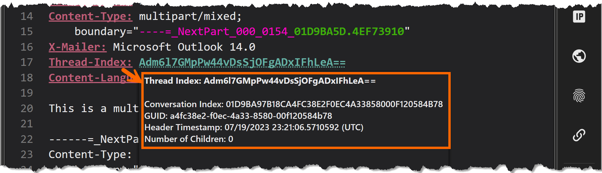 Thread-Index Header